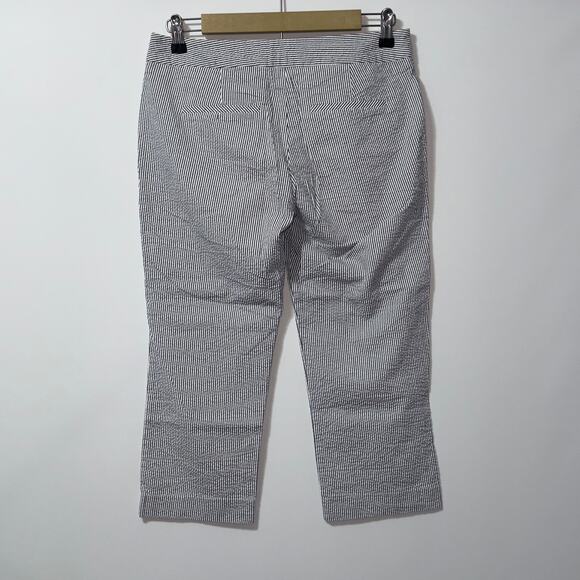 British khaki striped pants women’s size 4 - Picture 2 of 7